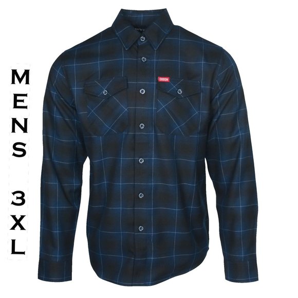 DIXXON - PURPOSE Flannel Shirt - Men's 3XL - Picture 1 of 11